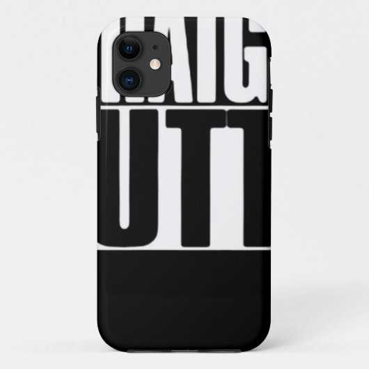 STEEDS OUTTA CUSTOM JOUW TEKST HIER T-SHIRT Case-Mate iPhone CASE (Achterkant)