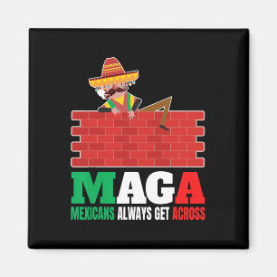 Steeds over Anti Funny Mannen Mexico Pride Magneet