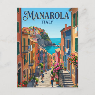 Steeg in Manarola Italië Briefkaart