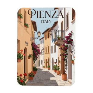 Steeg in Pienza Italië Magneet