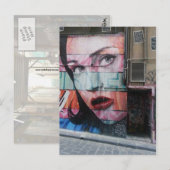 Steeg van Hosier van het Briefkaart van de Kunst (Voorkant / Achterkant)