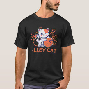 Steegkattenbowlingteam Humor Bowlerkatten Vintage T-shirt