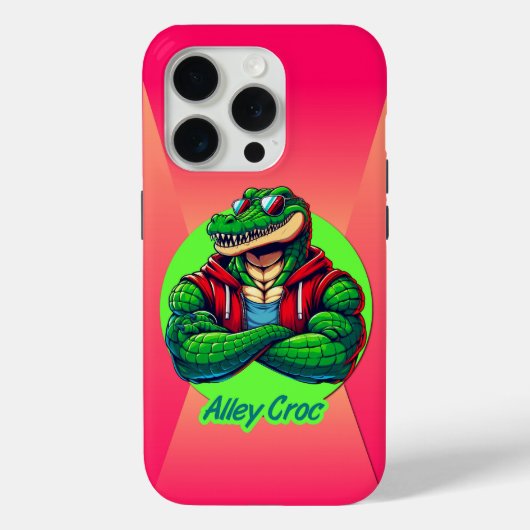 Steegkrokodil Case-Mate iPhone Case (Achterkant)