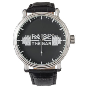 Steek de balk omhoog, Barbell - Gym Workout Inspir Horloge