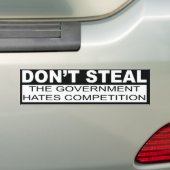 Steek de Bumpersticker van de regering niet (Op auto)