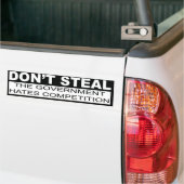 Steek de Bumpersticker van de regering niet (Op Truck)
