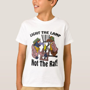 Steek De Lamp Aan Niet De Rat Grappig Kerstmis T-shirt