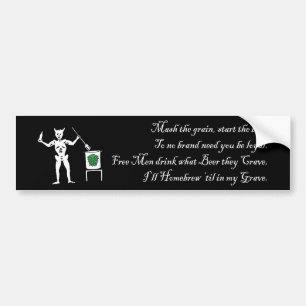 Steek de zwarte Ales omhoog Bumpersticker