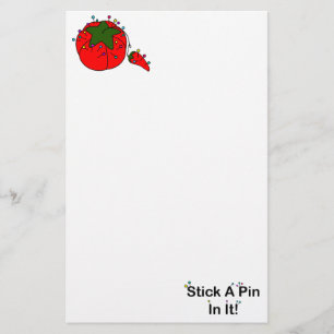 Steek er een pin in! (naaitomaat) briefpapier