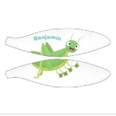 Steekgroene dolle cartoon basketbal (Panelen)