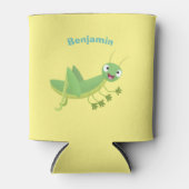 Steekgroene dolle cartoon blikjeskoeler (Voorkant)