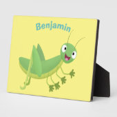 Steekgroene dolle cartoon fotoplaat (Zijkant)