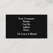 Steekproef voor onderdompeling 8 visitekaartje (Achterkant)