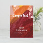 Steekproefuitnodiging Kaart (Staand voorkant)