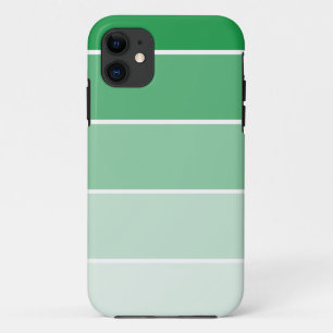 Steekproeven met heldere groene verf iPhone 11 hoesje