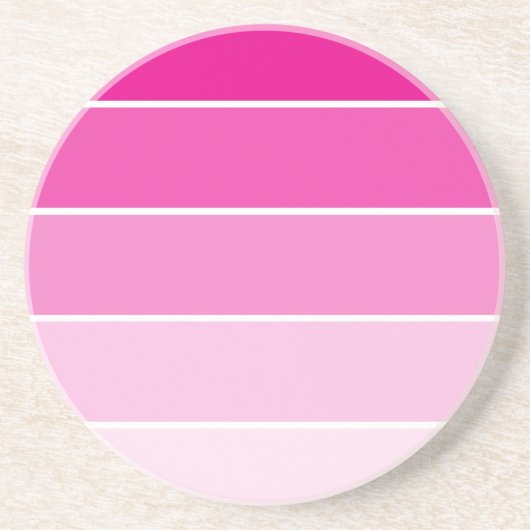Steekproeven met roze verf zandsteen onderzetter (Voorkant)