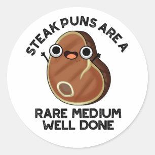 Steekpuns zijn een zeldzaam medium, goed geklaard ronde sticker
