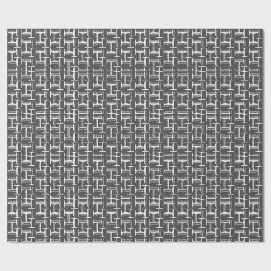 Steel Beam Engineer Pattern Cadeaupapier (Vlak)