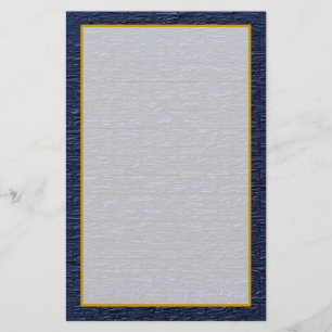 Steel Blue Brick Fine Lined Stationery Briefpapier