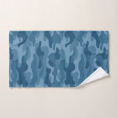 Steel Blue Monocolor Camo Bad Handdoek (Handdoek)