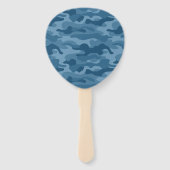 Steel Blue Monocolor Camo Handwaaier (Voorkant)