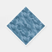 Steel Blue Monocolor Camo Servet (Hoek)