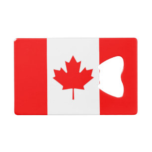 Steel Bottle Opener met vlag van Canada Kredietkaart Flessenopener
