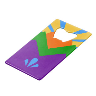 Steel Bottle Opener vlag van Manitou Springs Kredietkaart Flessenopener