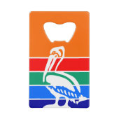 Steel Bottle Opener vlag van St. Petersburg Kredietkaart Flessenopener (Voorkant)