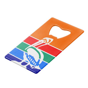 Steel Bottle Opener vlag van St. Petersburg Kredietkaart Flessenopener