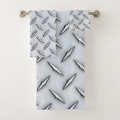 Steel Diamond Bord Bath Bad Handdoek (Insitu)