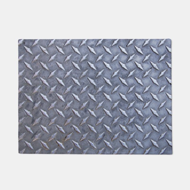 Steel Diamond Bord Pattern Deurmat (Voorkant)