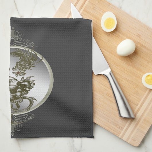 Steel Dragon Keuken Handdoek (Quarter Fold)