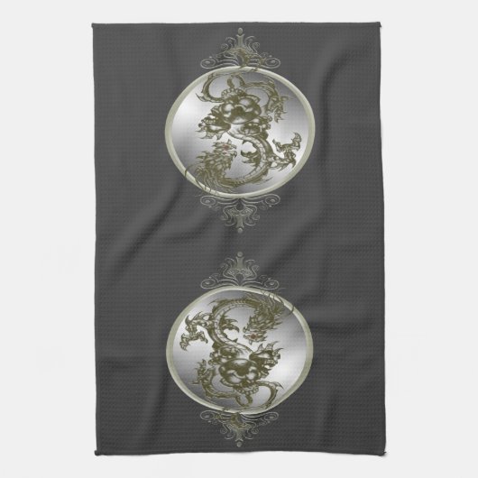 Steel Dragon Keuken Handdoek (Verticaal)