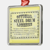 Steel Drum License Metal Ornament (Links)