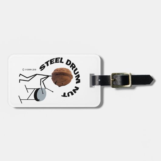 Steel Drum Nut Bagagelabel (Voorkant horizontaal)
