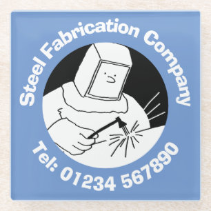 Steel Fabrication and Welding Business. Glazen Onderzetter