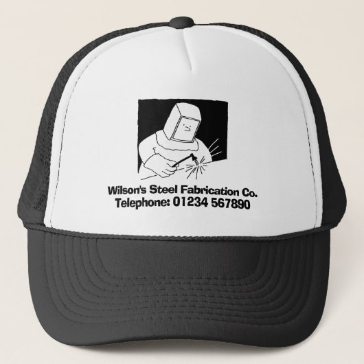 Steel Fabrication and Welding Business. Trucker Pet (Voorkant)