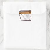 Steel Guitar Vierkante Sticker (Tas)