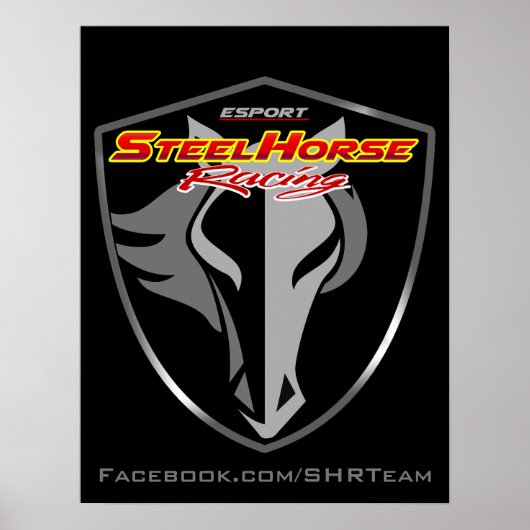 Steel Horse Racing Team Poster (Voorkant)
