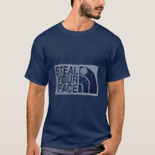 Steel Je Gezicht Navy T-Shirt