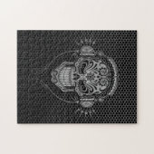 Steel Mesh DJ Sugar Skull Legpuzzel (Horizontaal)