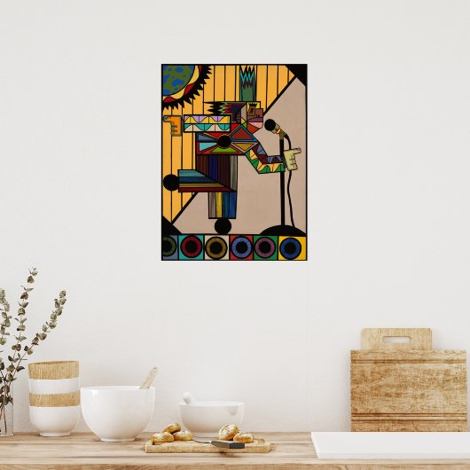 "Steel Pulse" van Ruchell Alexander Poster (Keuken)