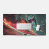 Steel Shadow Gaming Desk Mat | Assassin esthetiek (Keyboard & Muis)