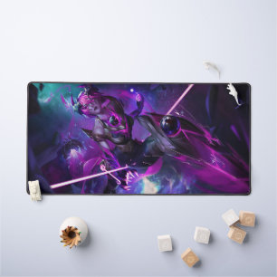 Steel Shadow Gaming Desk Mat   Assassin esthetiek