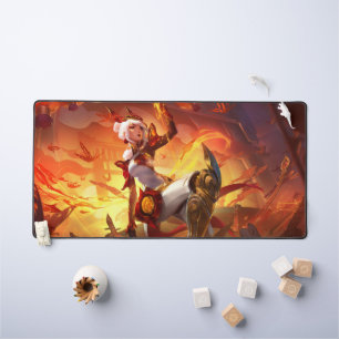 Steel Shadow Gaming Desk Mat   Assassin esthetiek