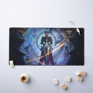 Steel Shadow Gaming Desk Mat   Assassin esthetiek