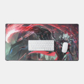Steel Shadow Gaming Desk Mat | Assassin esthetiek (Keyboard & Muis)