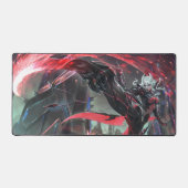 Steel Shadow Gaming Desk Mat | Assassin esthetiek (Voorkant)