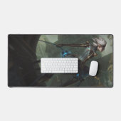 Steel Shadow Gaming Desk Mat | Assassin esthetiek (Keyboard & Muis)